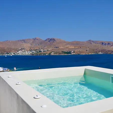 Leros Sea View House With Jacuzzi